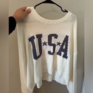 Oversize USA sweater